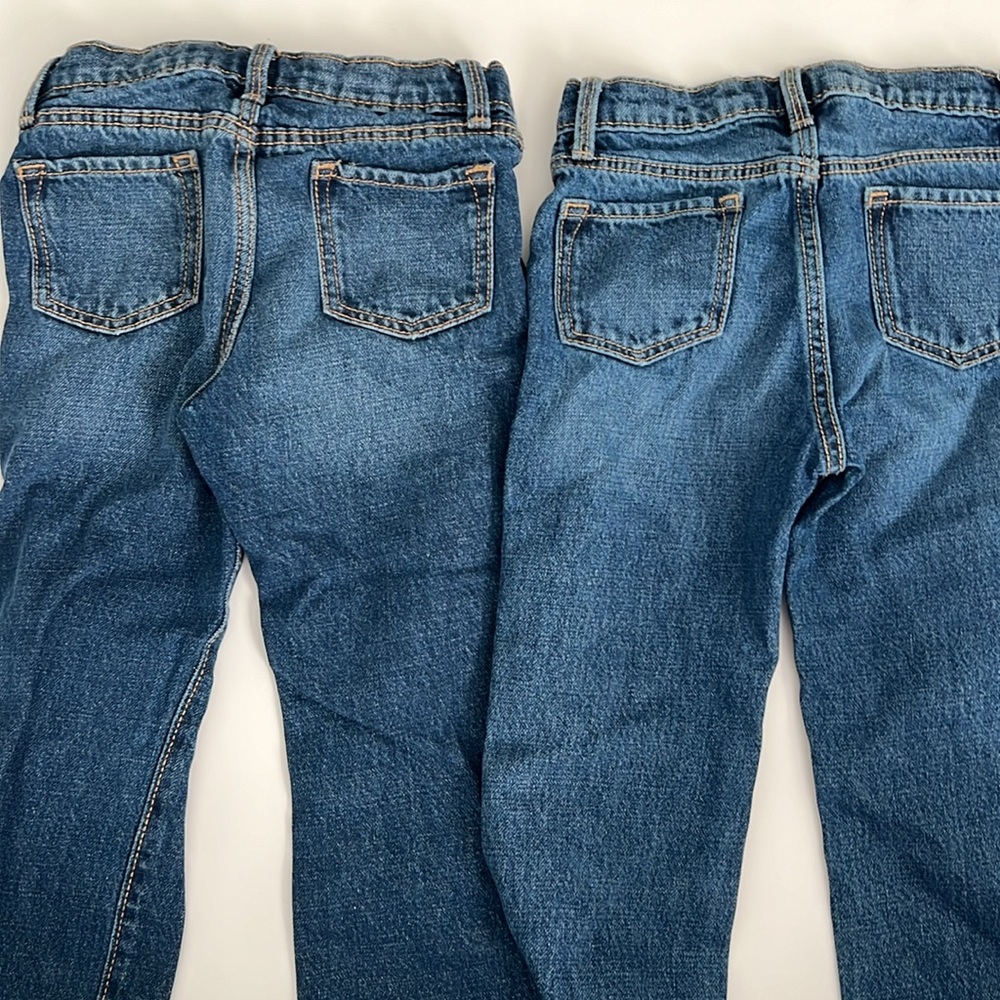 LOT! NWOT Adjustable Waist Toddler Jeans - Picture 4 of 6
